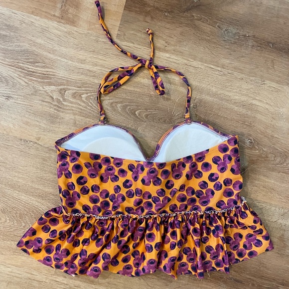 Kortni Jeane Sweetheart Peplum Top Size Small - Picture 3 of 5